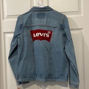 Levi's Kids Light Blue Jean Trucker Jacket New with Tags Size Large